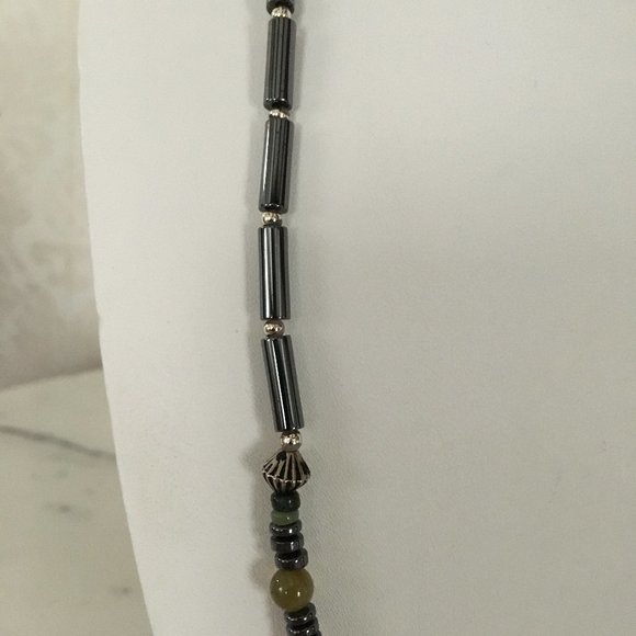 Vintage Alaska Polar Bear Stone Necklace MINT - Picture 6 of 8